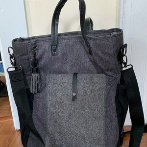 Sherpani grey convertible backpack/shoulder bag